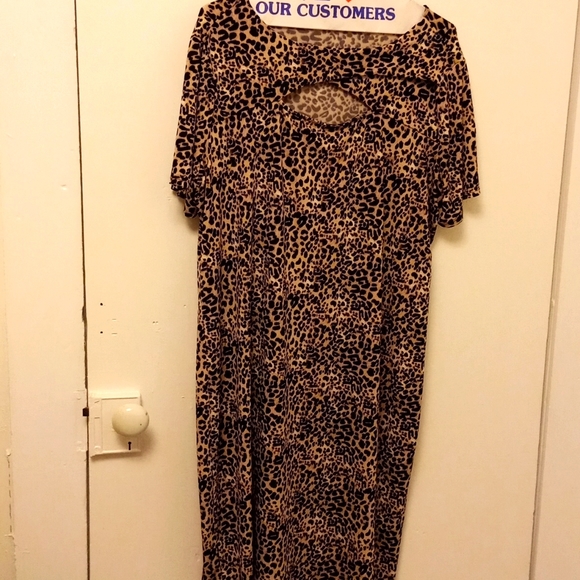 Vince Camuto leopard print dress - Picture 1 of 4